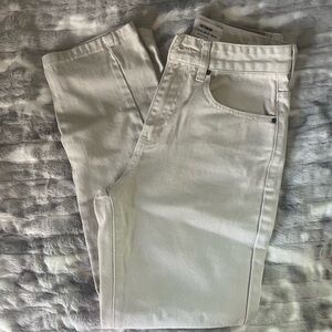 Cotton On Cream Straight Leg Jeans